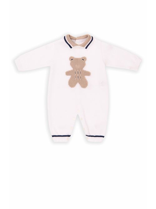 Tutina intera in cotone MARLU' | EB5510BIANCO NOCE BLU
